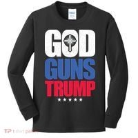 God Guns & Donald Trump Kids Long Sleeve Shirt thumb 0