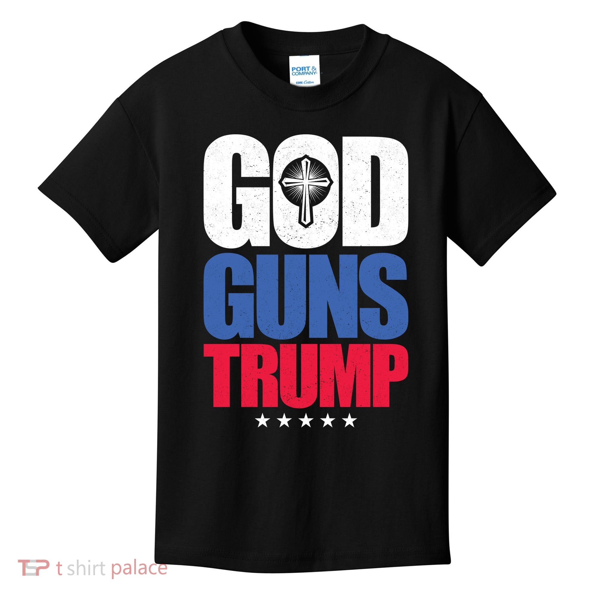 God Guns & Donald Trump Kids T-Shirt