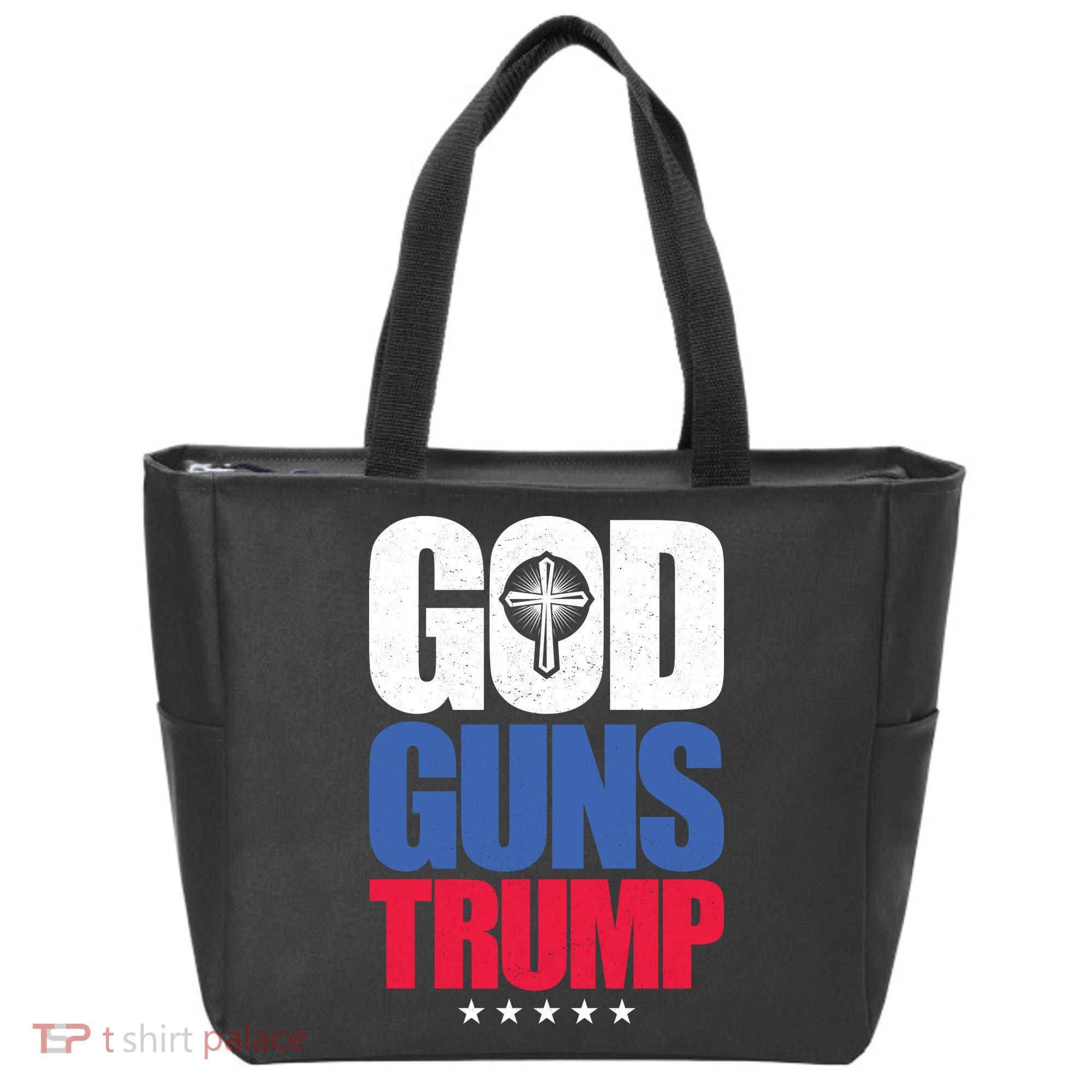 God Guns & Donald Trump Tote Bag