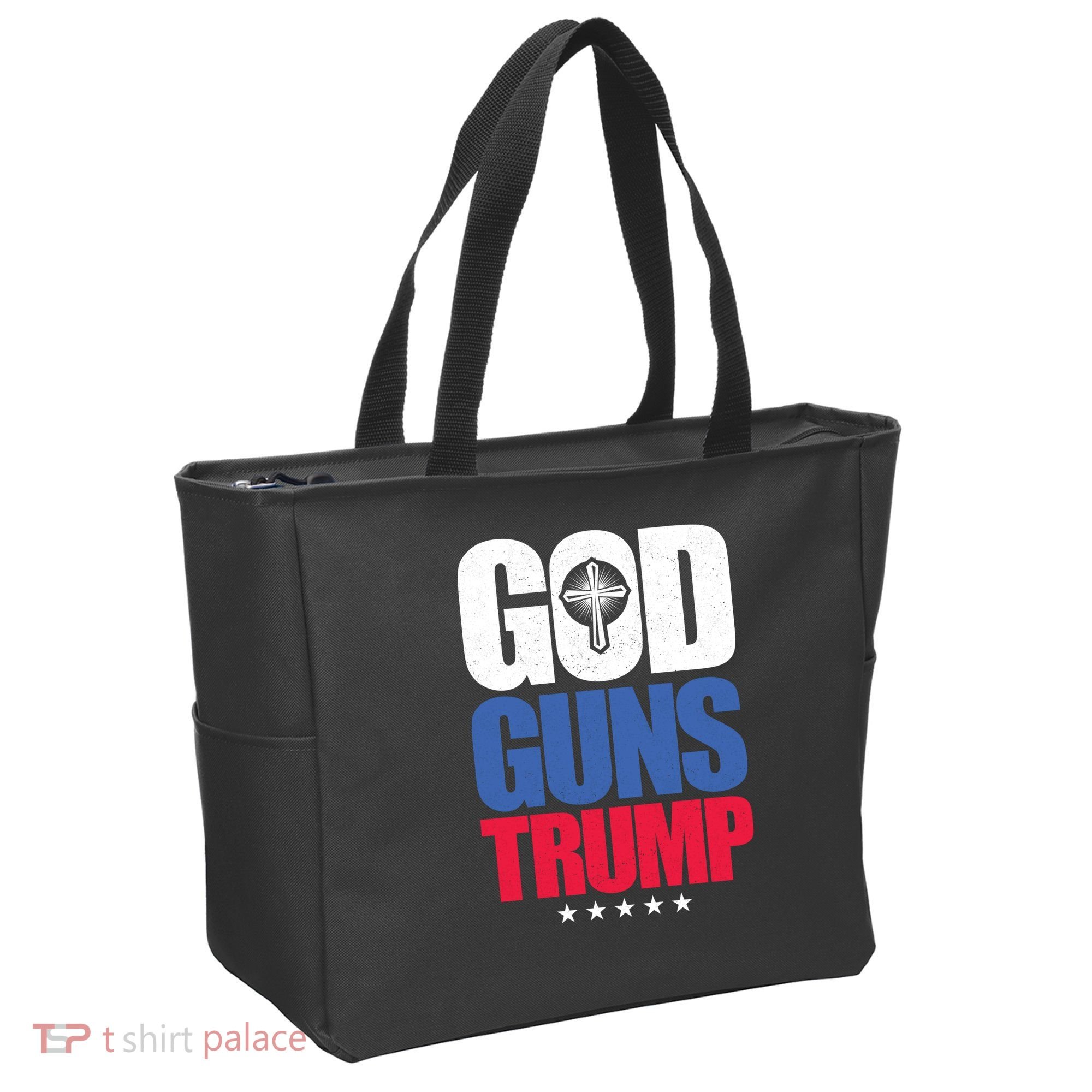 God Guns & Donald Trump Tote Bag