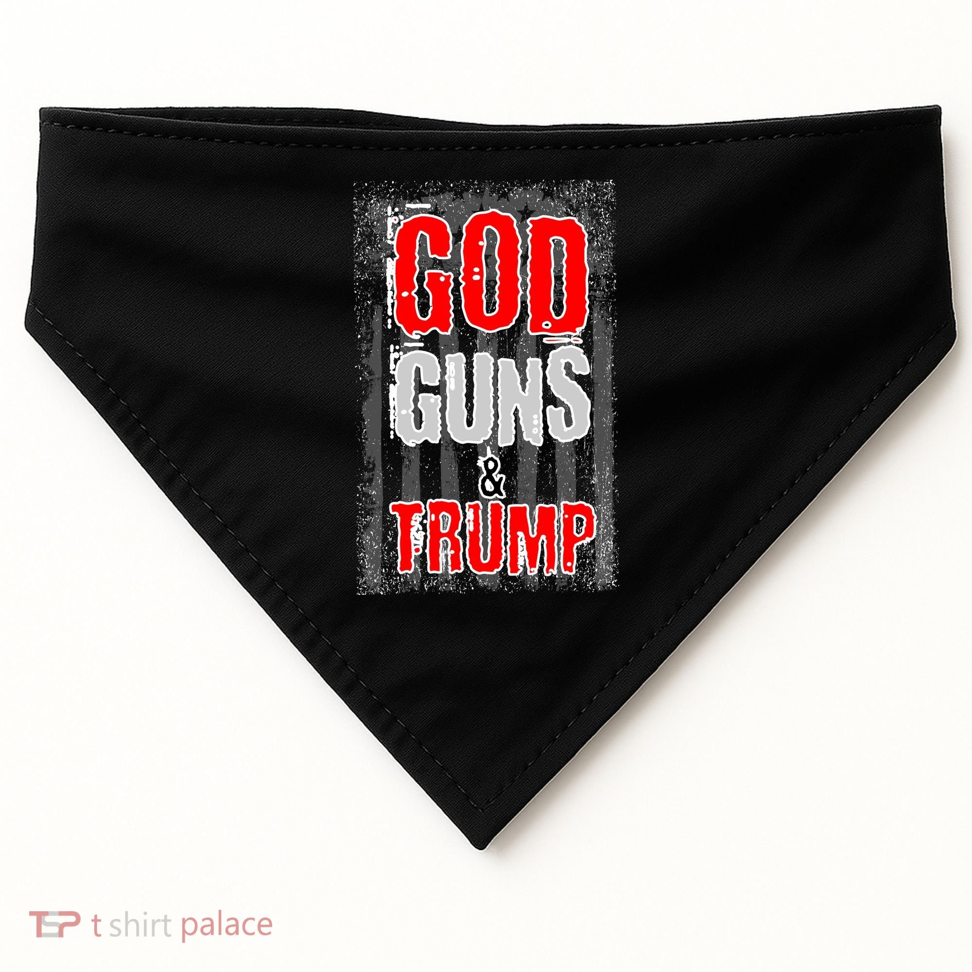 God Guns & Trump USA-Made Doggie Bandana