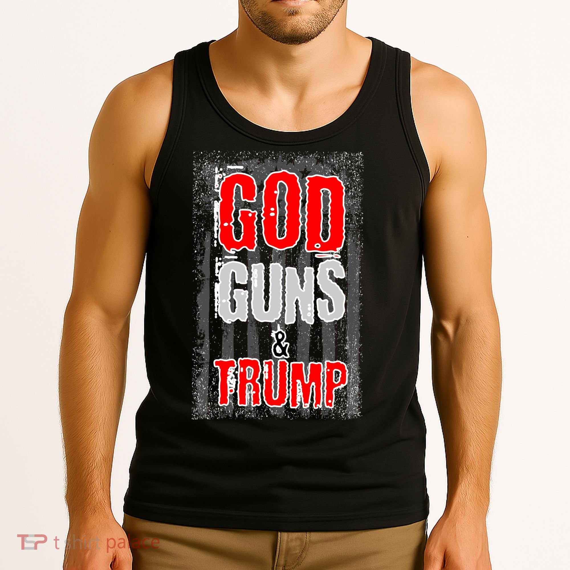 God Guns & Trump Tank Top