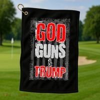 God Guns & Trump Golf Towel thumb 1