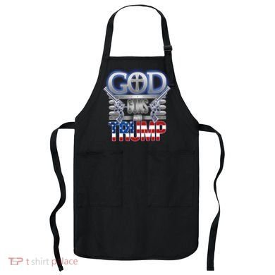 God Guns And Donald Trump Apron