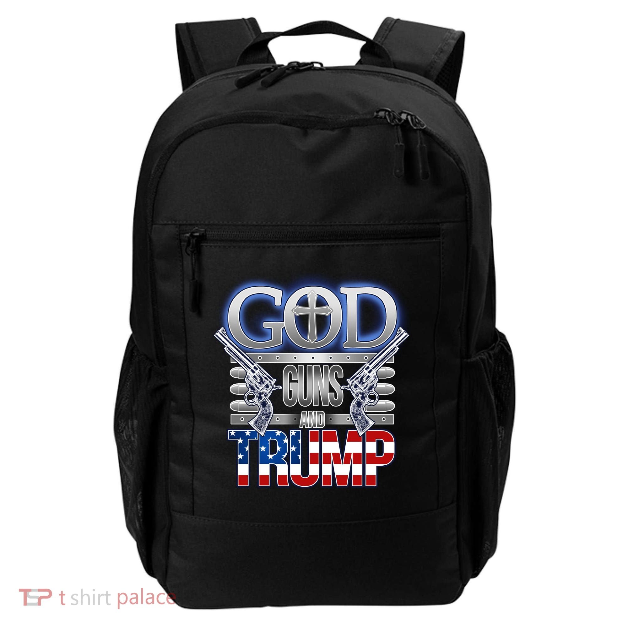 God Guns And Donald Trump Backpack