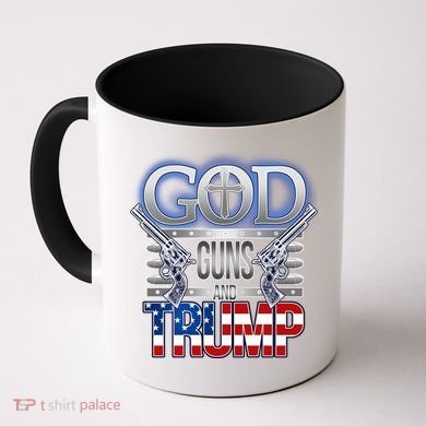 God Guns And Donald Trump Coffee Mug