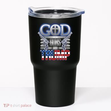 God Guns And Donald Trump Tumbler
