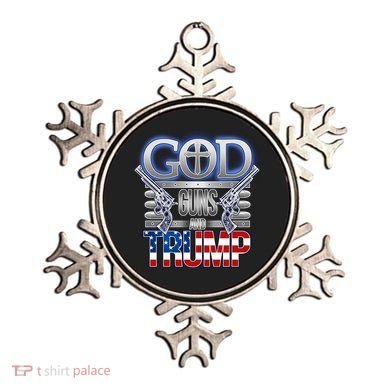 God Guns And Donald Trump Ornament