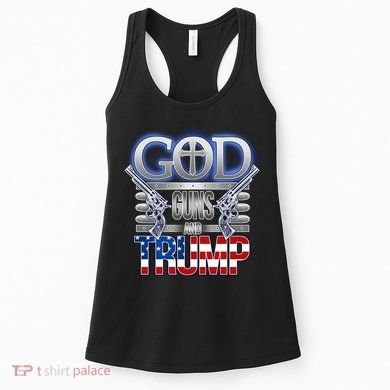 God Guns And Donald Trump Women's Tank Top