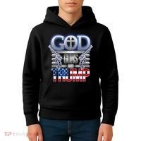 God Guns And Donald Trump Kids Hoodie thumb 4
