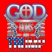 God Guns And Donald Trump Santa Hat thumb 1