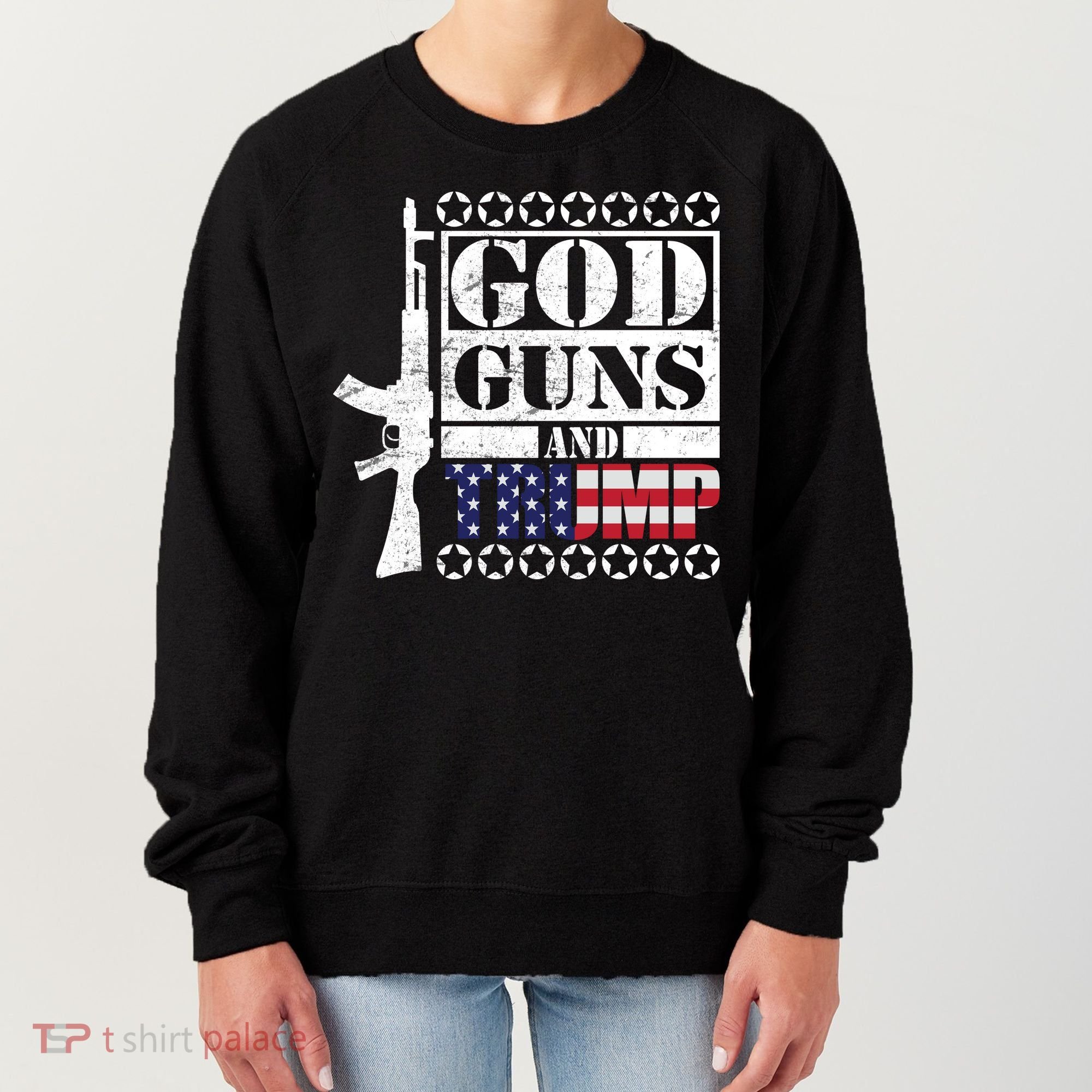 God Guns Trump Women's Sweatshirt