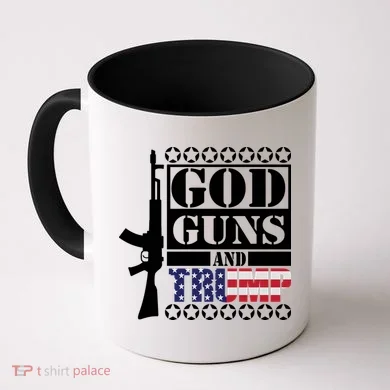 God Guns Trump Coffee Mug