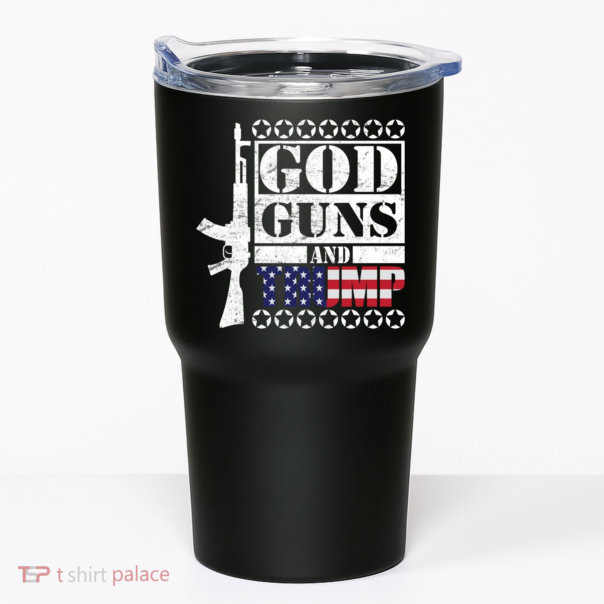 God Guns Trump Tumbler