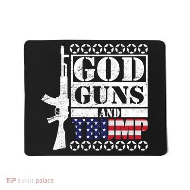 God Guns Trump Mousepad