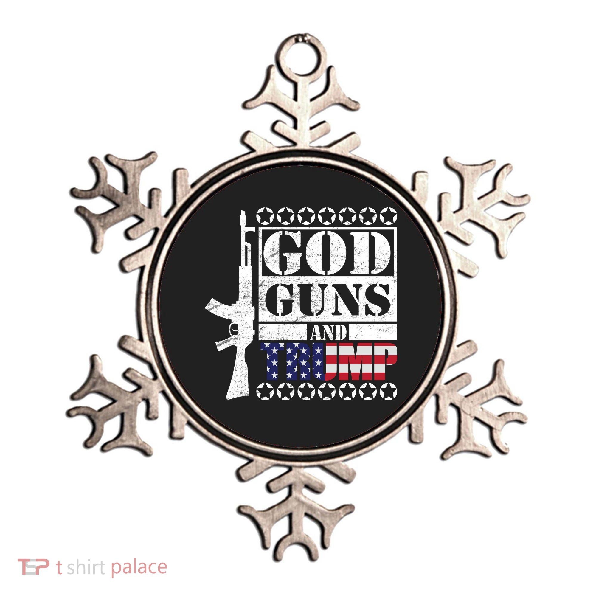 God Guns Trump Ornament
