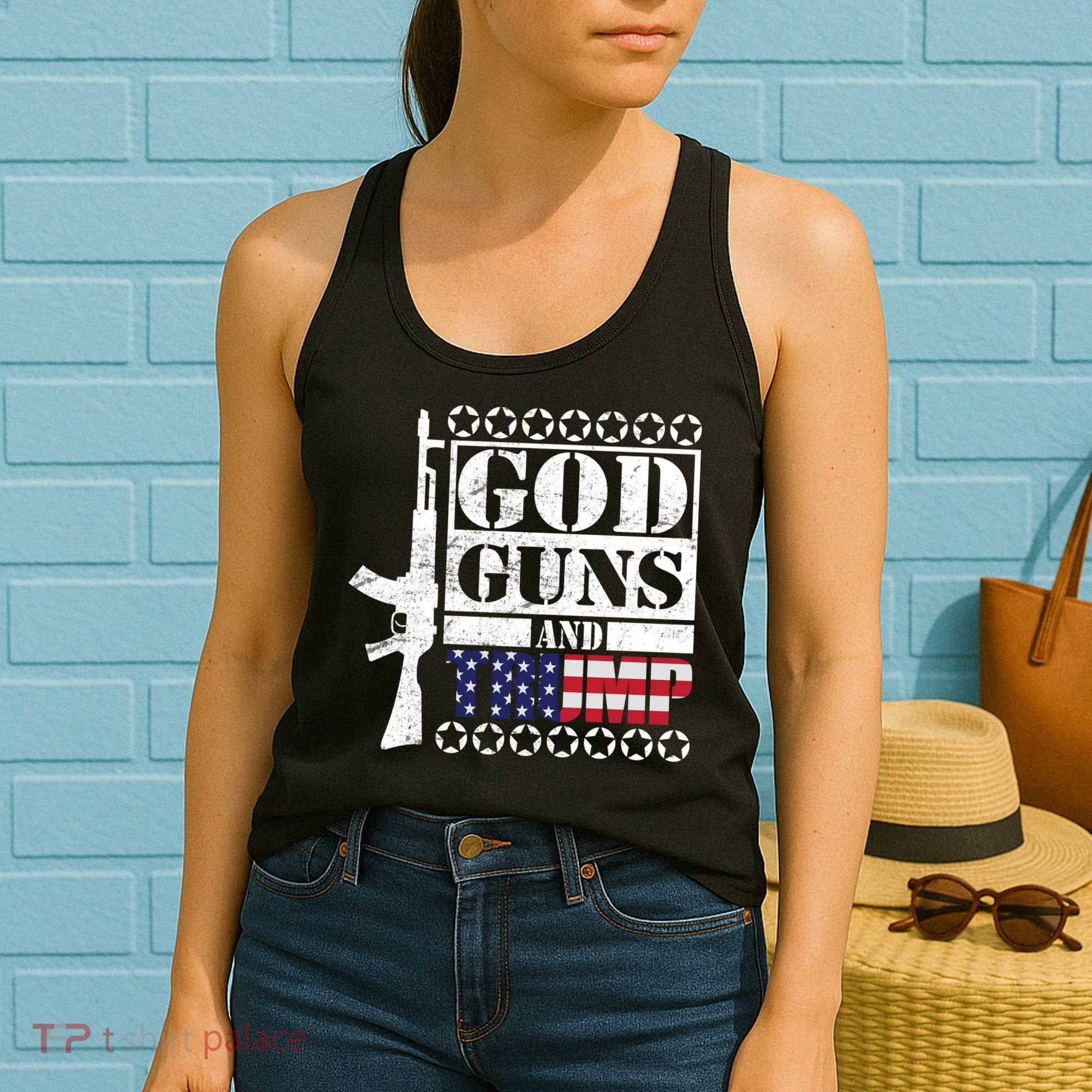 God Guns Trump Women's Tank Top