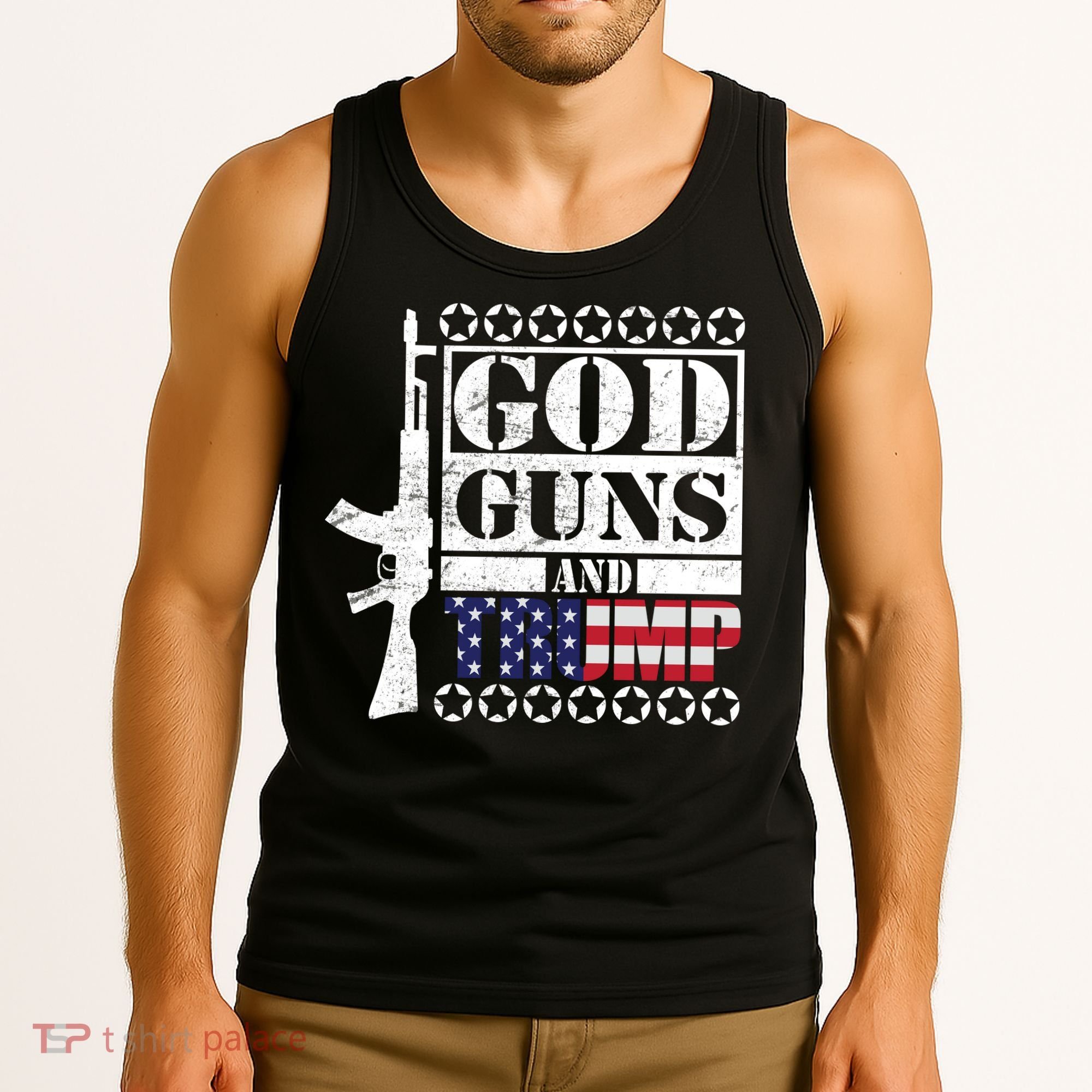 God Guns Trump Tank Top