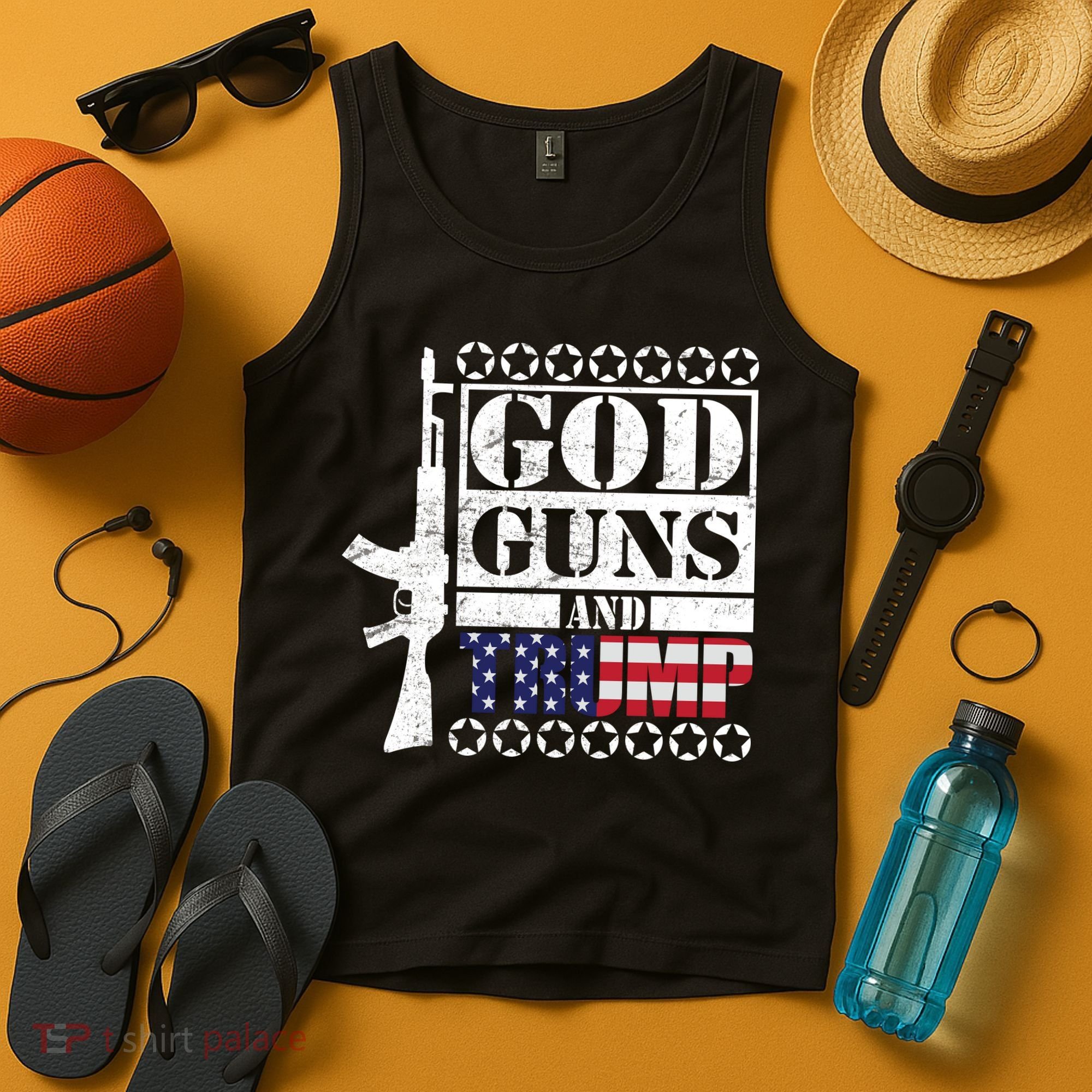 God Guns Trump Tank Top
