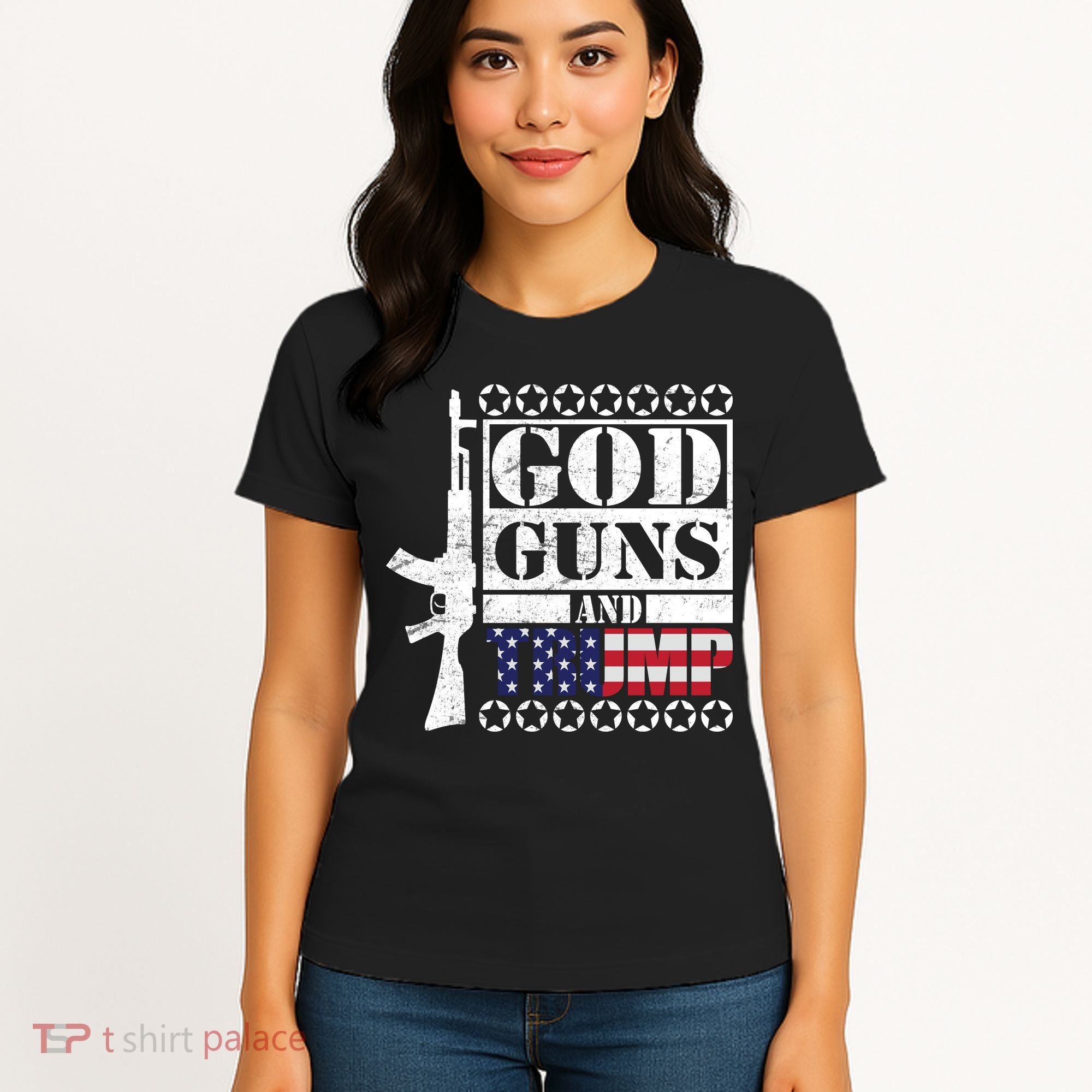 God Guns Trump Women's T-Shirt
