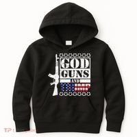 God Guns Trump Kids Hoodie thumb 0