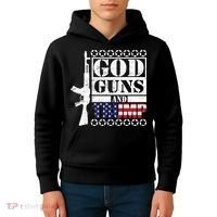 God Guns Trump Kids Hoodie thumb 4