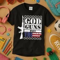 God Guns Trump Kids T-Shirt thumb 3