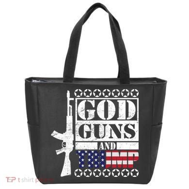 God Guns Trump Tote Bag