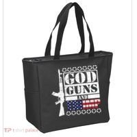 God Guns Trump Tote Bag thumb 2