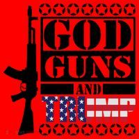 God Guns Trump Santa Hat thumb 1