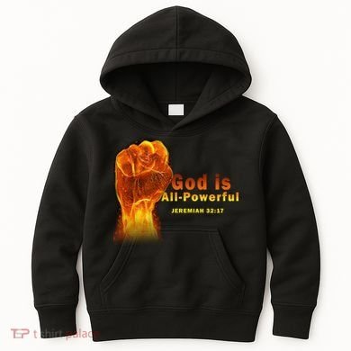 God is All-Powerful Kids Hoodie