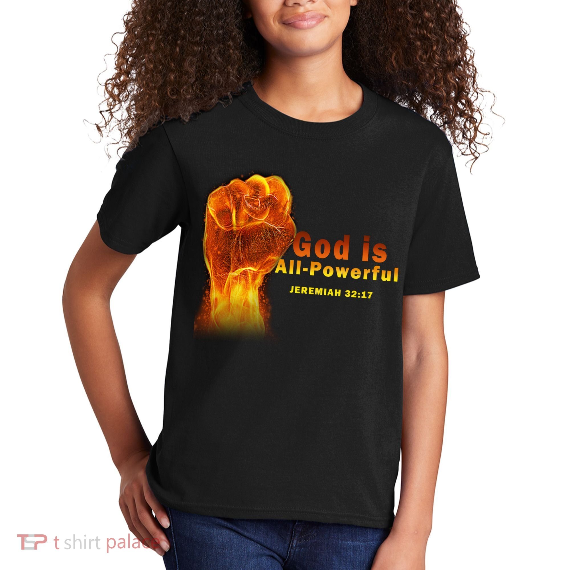 God is All-Powerful Kids T-Shirt