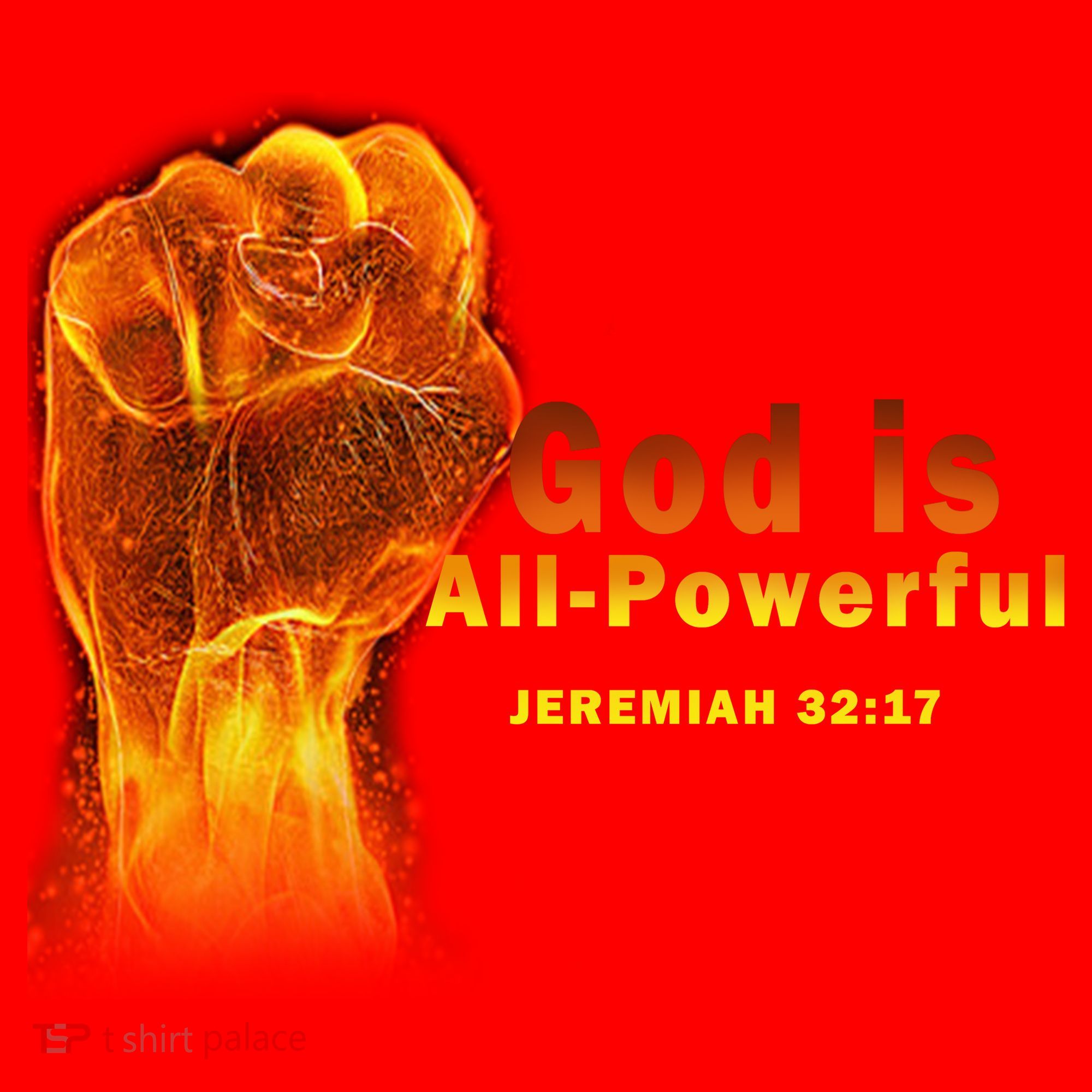 God is All-Powerful Santa Hat