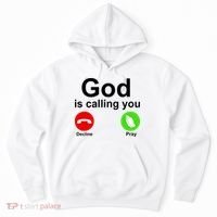 God Is Calling Decline or Pray Hoodie thumb 0