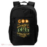 God is Everywhere So Pray Anywhere Backpack thumb 0