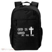 God Is Good All The Time With Cross Backpack thumb 0