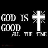 God Is Good All The Time With Cross Women's Hoodie thumb 2
