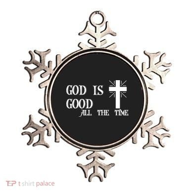 God Is Good All The Time With Cross Ornament