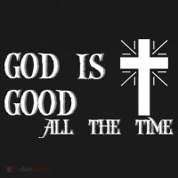 God Is Good All The Time With Cross Baby Bodysuit thumb 2