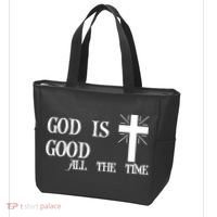 God Is Good All The Time With Cross Tote Bag thumb 3