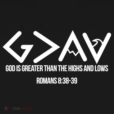 God Is Greater Romans 3:38 Sustainable Bucket Hat