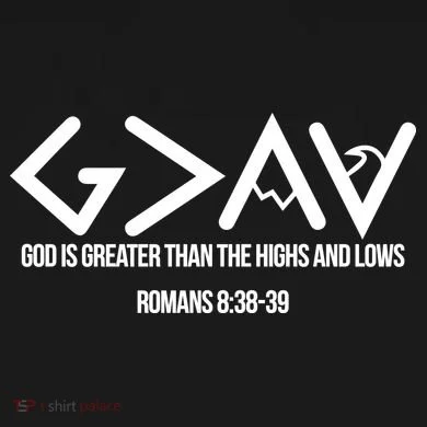 God Is Greater Romans 3:38 Ornament
