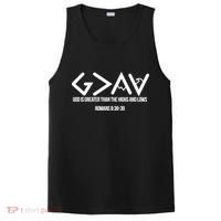 God Is Greater Romans 3:38 PosiCharge Competitor Tank thumb 0