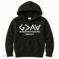 God Is Greater Romans 3:38 Kids Hoodie thumb 0