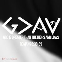 God Is Greater Romans 3:38 Toddler Fine Jersey T-Shirt thumb 2