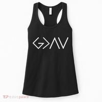 God is Greater Than Our Highs And Lows Women's Tank Top thumb 0