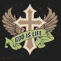 God is Life Golf Towel thumb 3