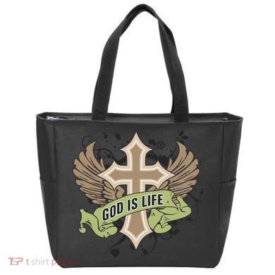 God is Life Tote Bag