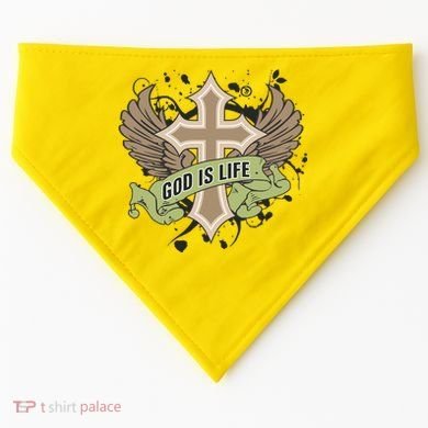 God is Life USA-Made Doggie Bandana