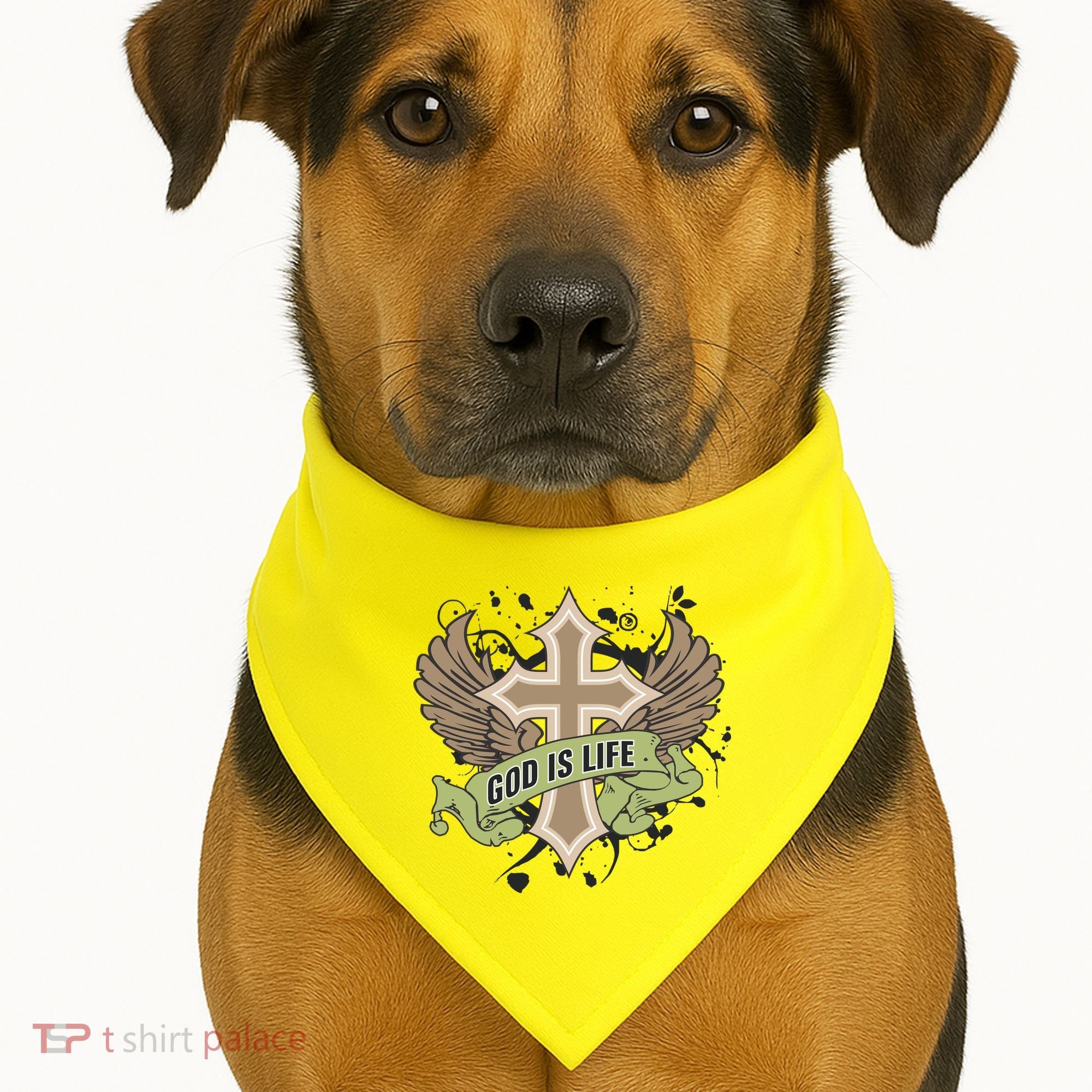 God is Life USA-Made Doggie Bandana